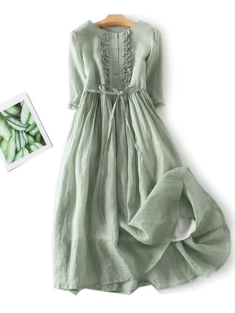 WW | Elegant Linen Dress