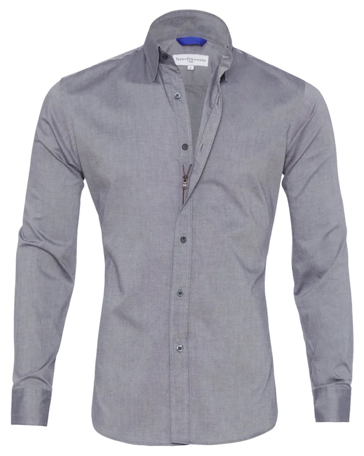 STRETCH ZIP SHIRT (Hemd)