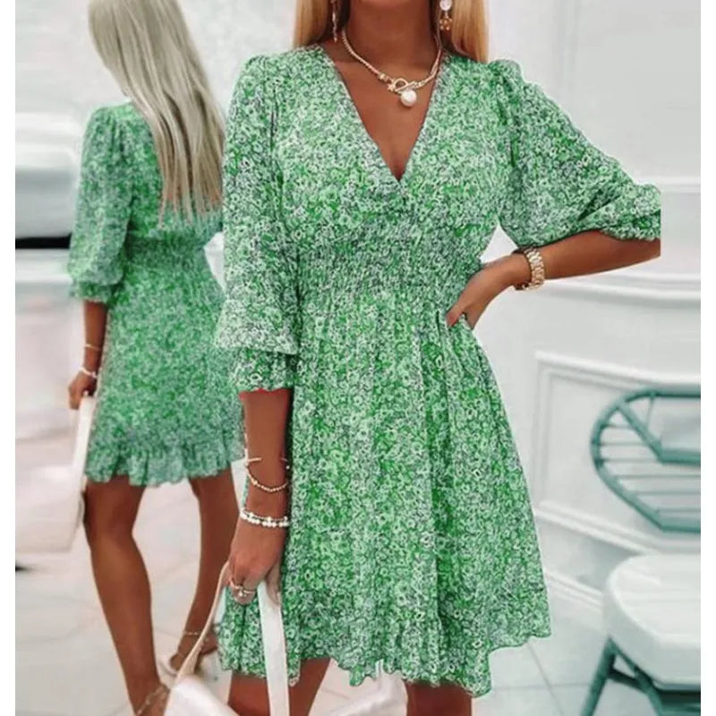 WW | Floral A-line dress