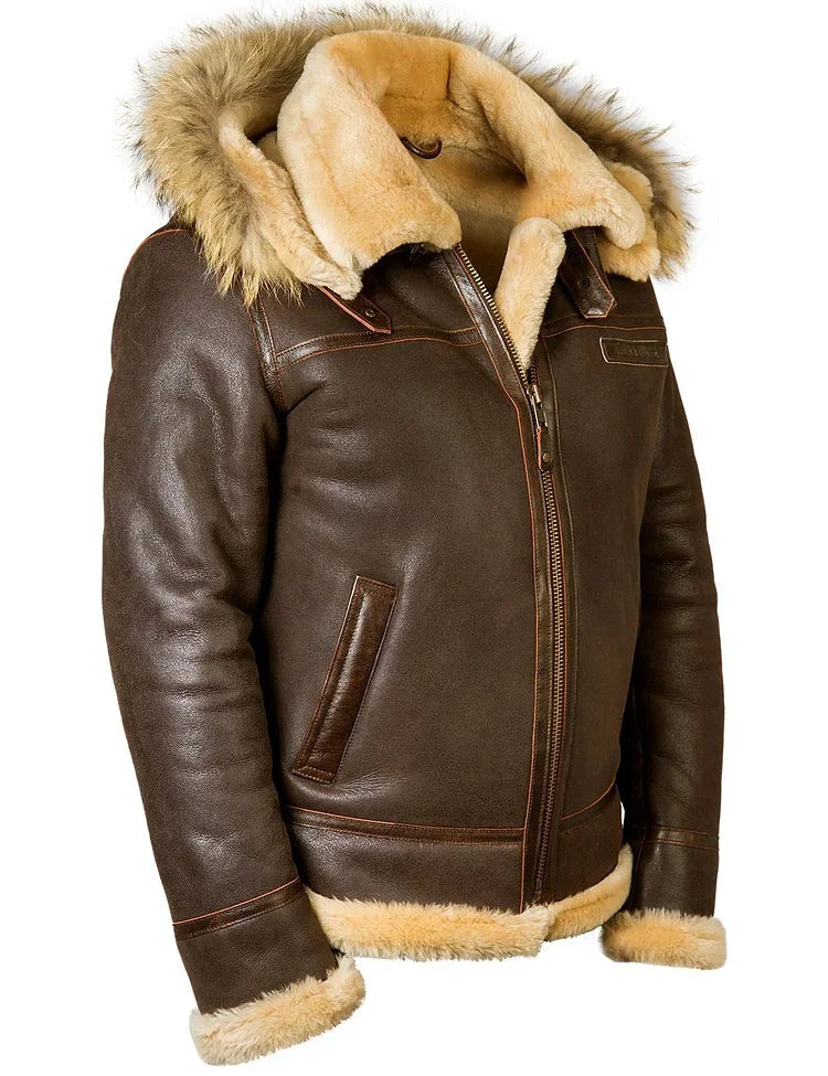 WW | Elegant and warm leather jacket