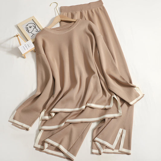 WW Elastisches Strick-Lounge-Set
