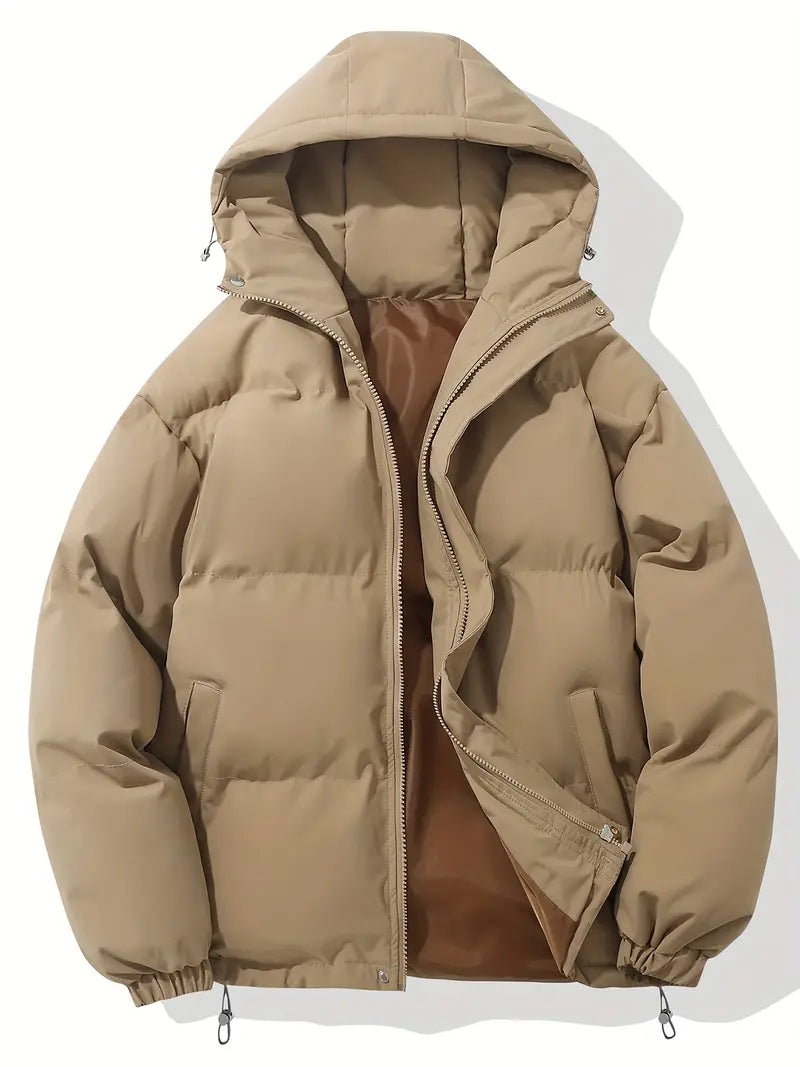 WW | Lässige wattierte Jacke mit Hohem Halsausschnitt für Männer