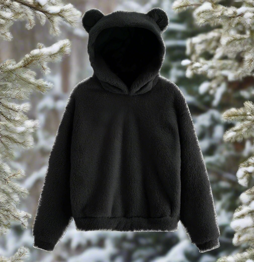 WW | Warmer Kapuzenpullover Mit Ohren