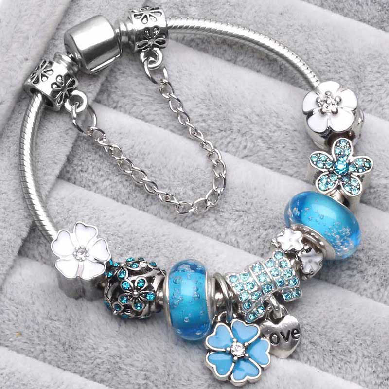 WW | Pfirsichblüten Charme Armband