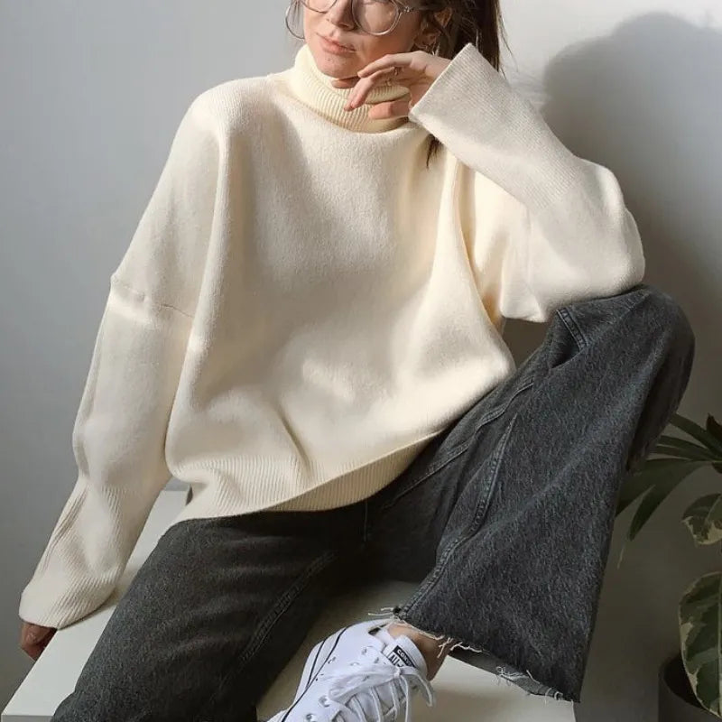 WW | Stilvolle Herbst Klassische Rollkragenpullover für Frauen
