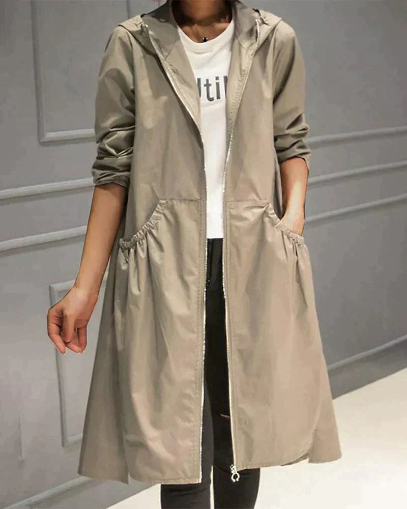 WW | Casual Women's Jacket with Zipper and Pockets