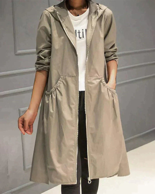 WW | Casual Women's Jacket with Zipper and Pockets