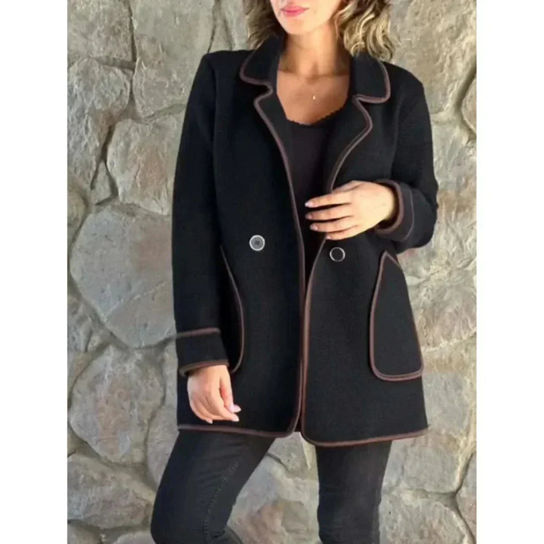 WW | Long Black Coat for Women