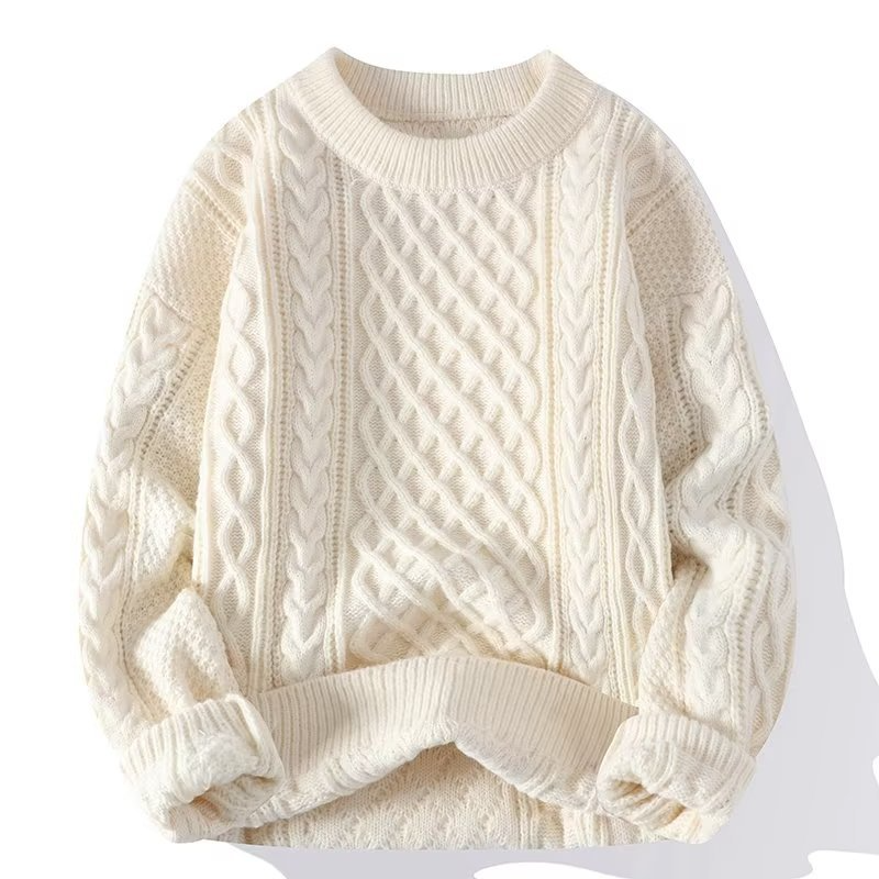 WW | Winter-Strickpullover mit Rundhalsausschnitt