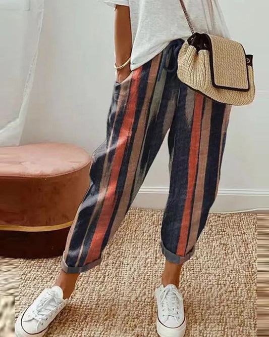 WW | Freizeit-Hosen aus Baumwollleinen (Damen)