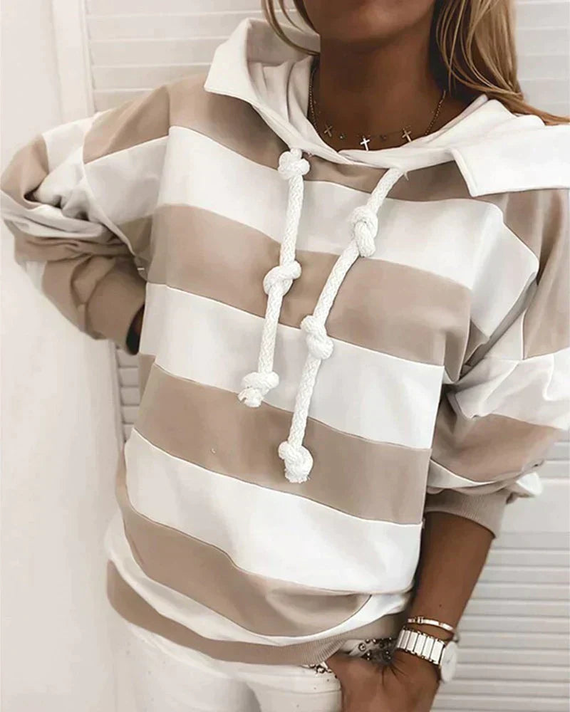 WW | Damen Hoodie mit Streifen