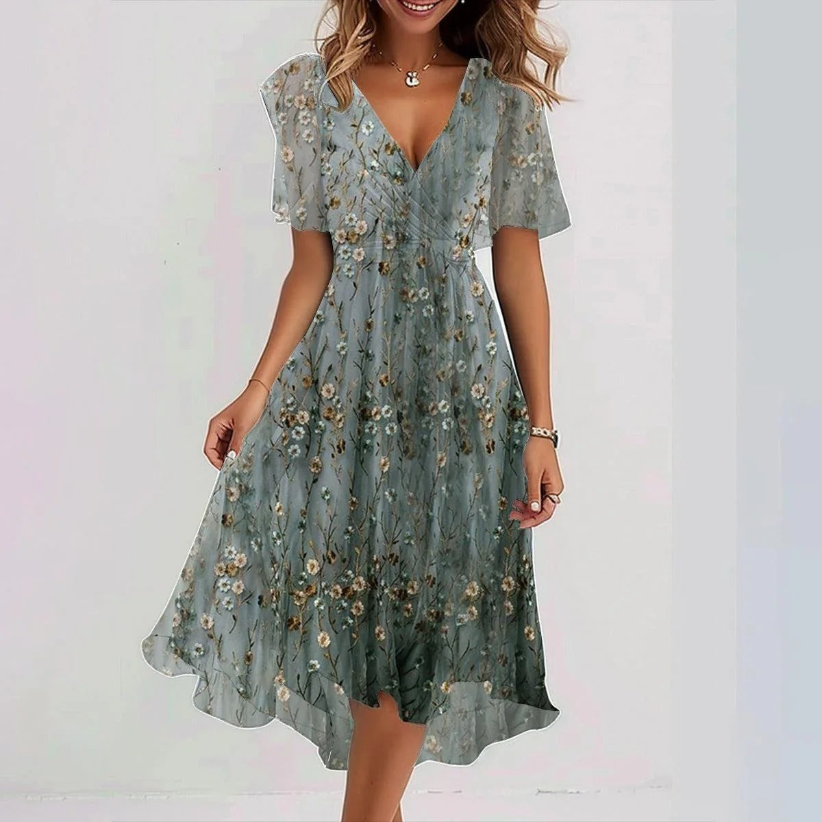 WW | Women's V-Neck Dress