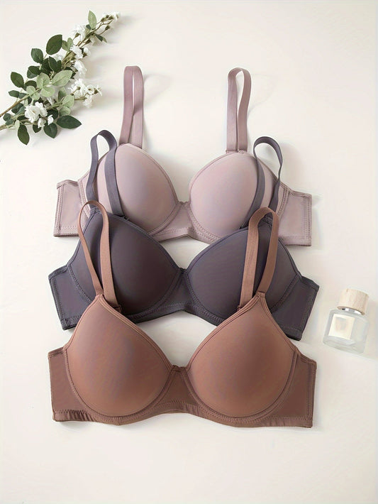 WW | 3 Teilig Nahtlos Anti Ablehnung Push up Bh