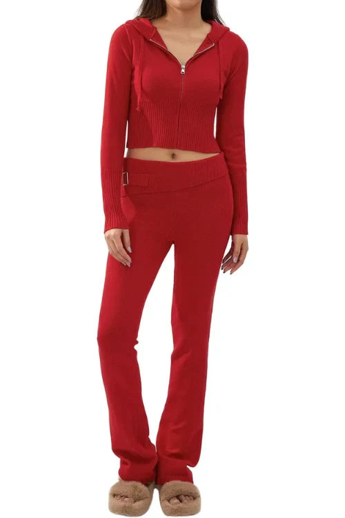 Battie™ - Knitted Tracksuit Set
