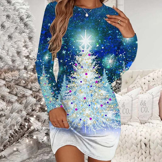 WW | Urlaubs-Muss Weihnachtsdruckkleid