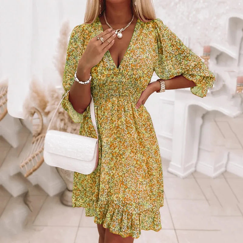 WW | Floral A-line dress