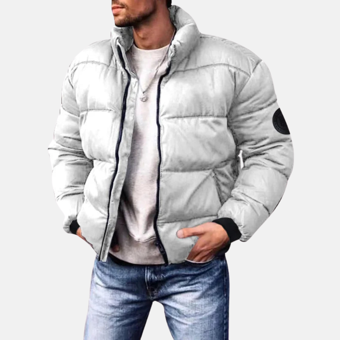WW | Winter Steppjacke - Gefütterte Übergangsjacke mit Reißverschluss & Stehkragen