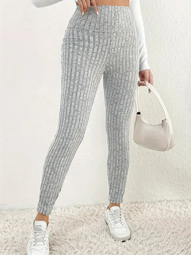 WW | Gestrickte Leggings mit Fleecefutter