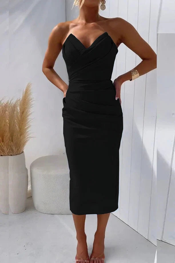 Ivanna™ | Elegant Strapless Dress