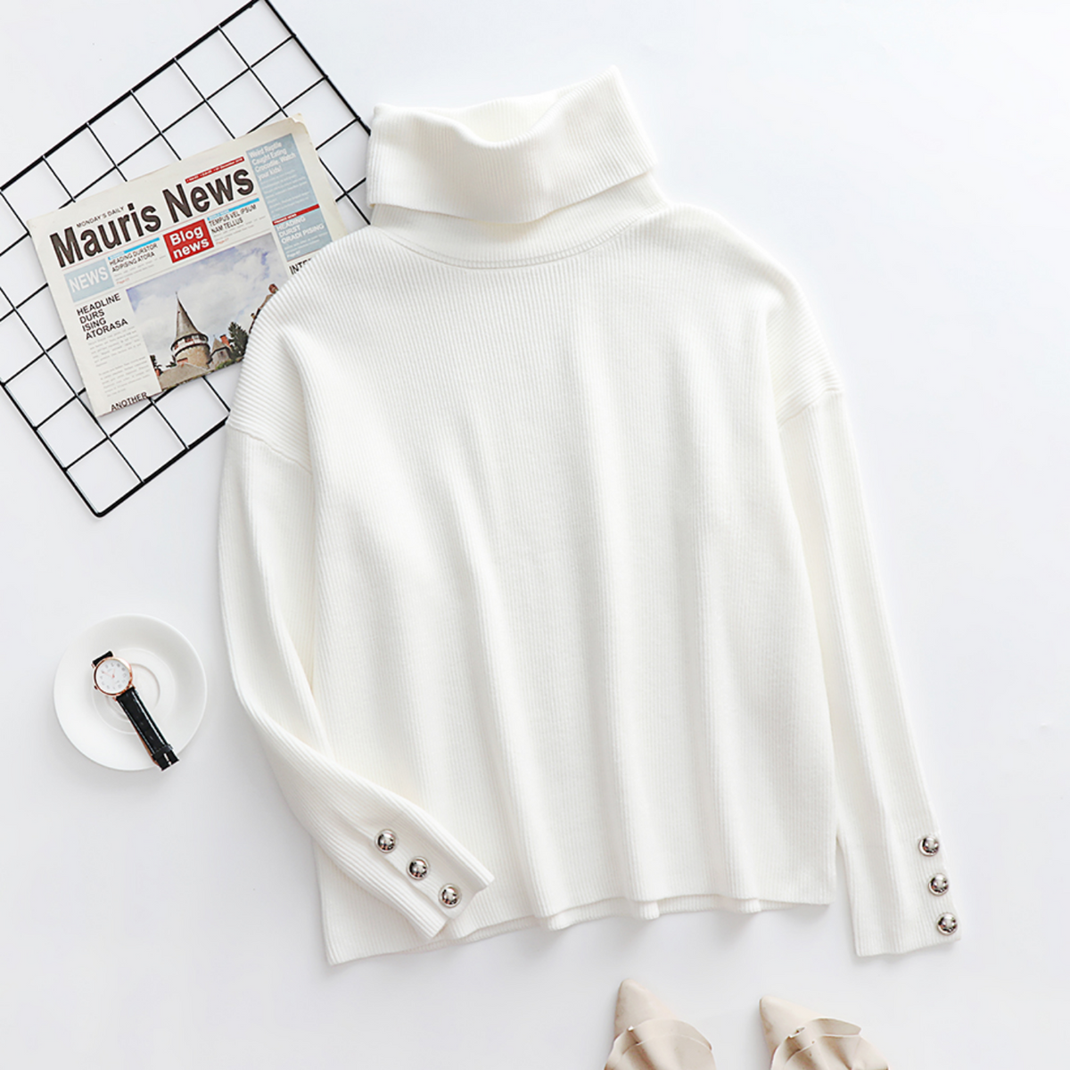 WW | Stilvoller Rollkragenpullover