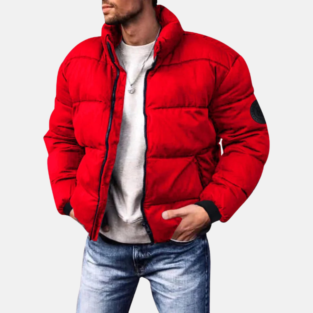WW | Winter Steppjacke - Gefütterte Übergangsjacke mit Reißverschluss & Stehkragen