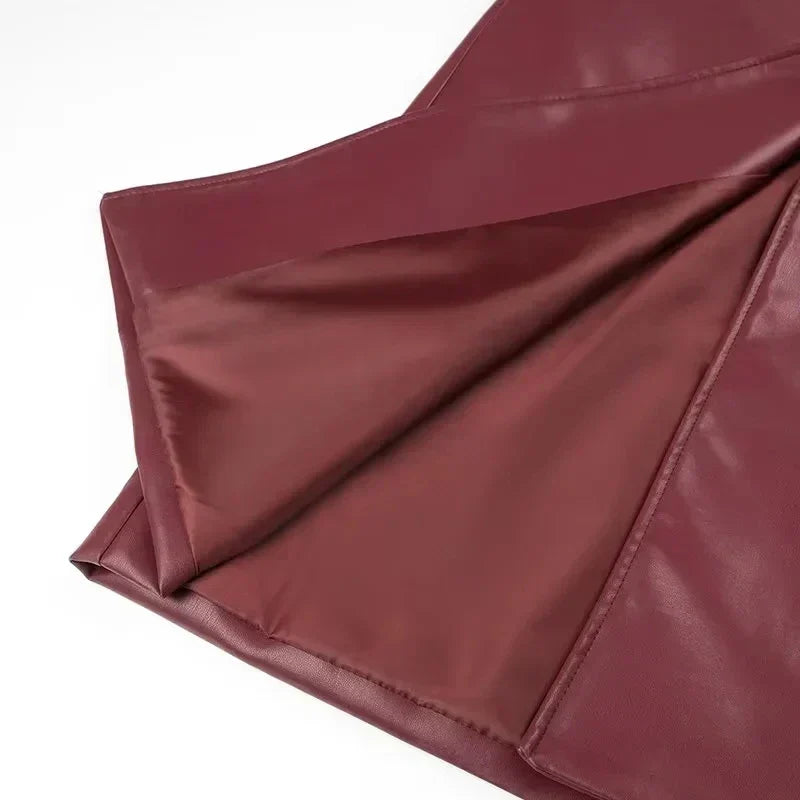 WW | lange Retro-Jacke mit Gürtel