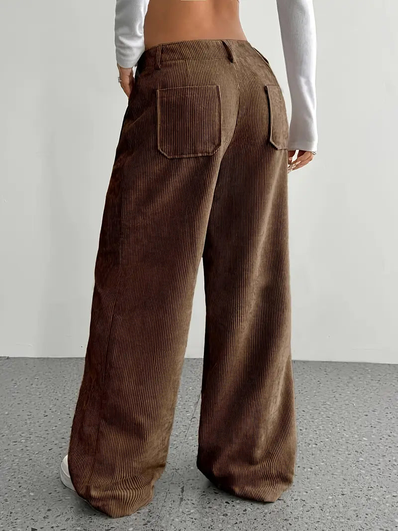 WW | Cordhose mit weitem Bein