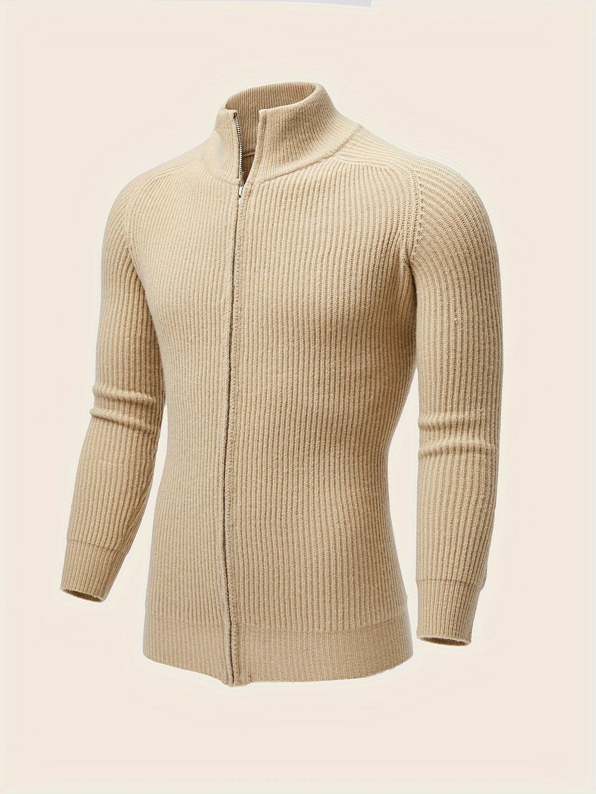 WW | Herren Pullover Strickjacke mit Reißverschluss