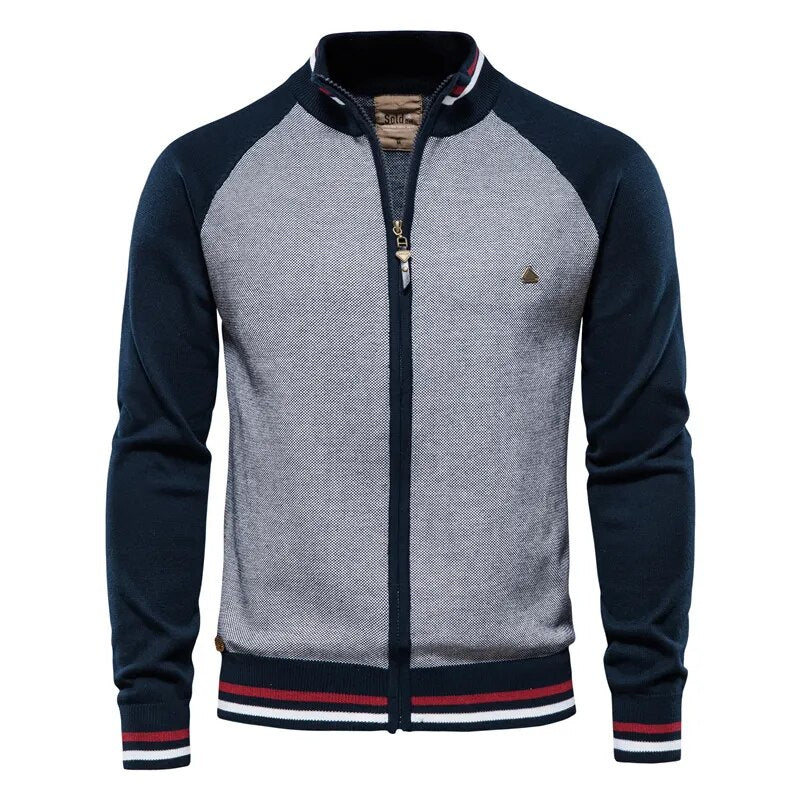 WW | Warme und lässige College-Strickjacke