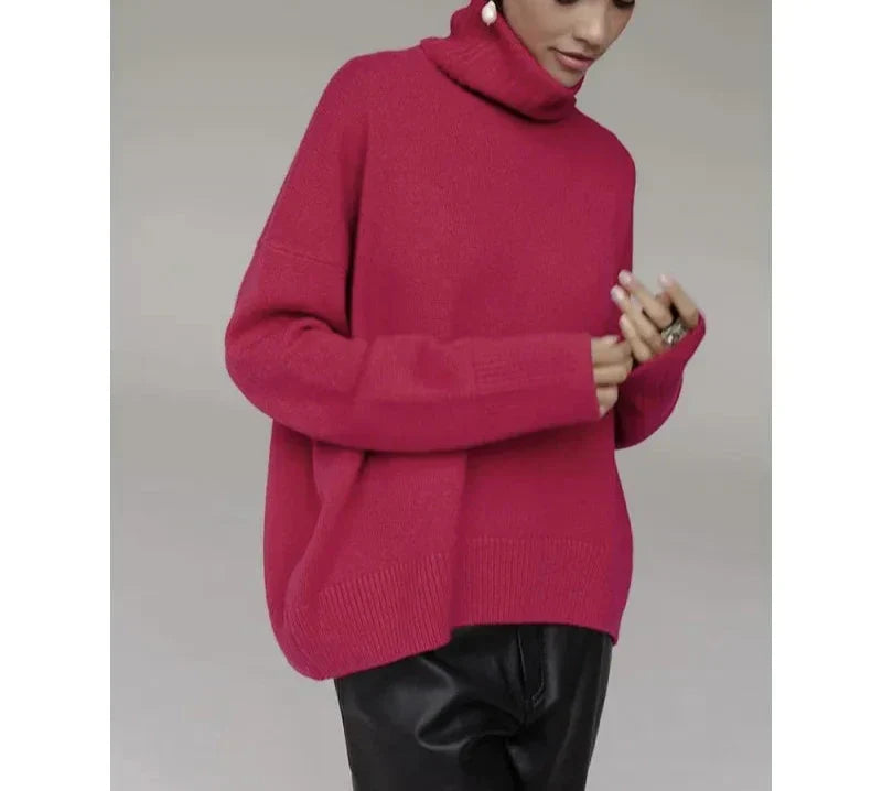 WW | Stilvolle Herbst Klassische Rollkragenpullover für Frauen