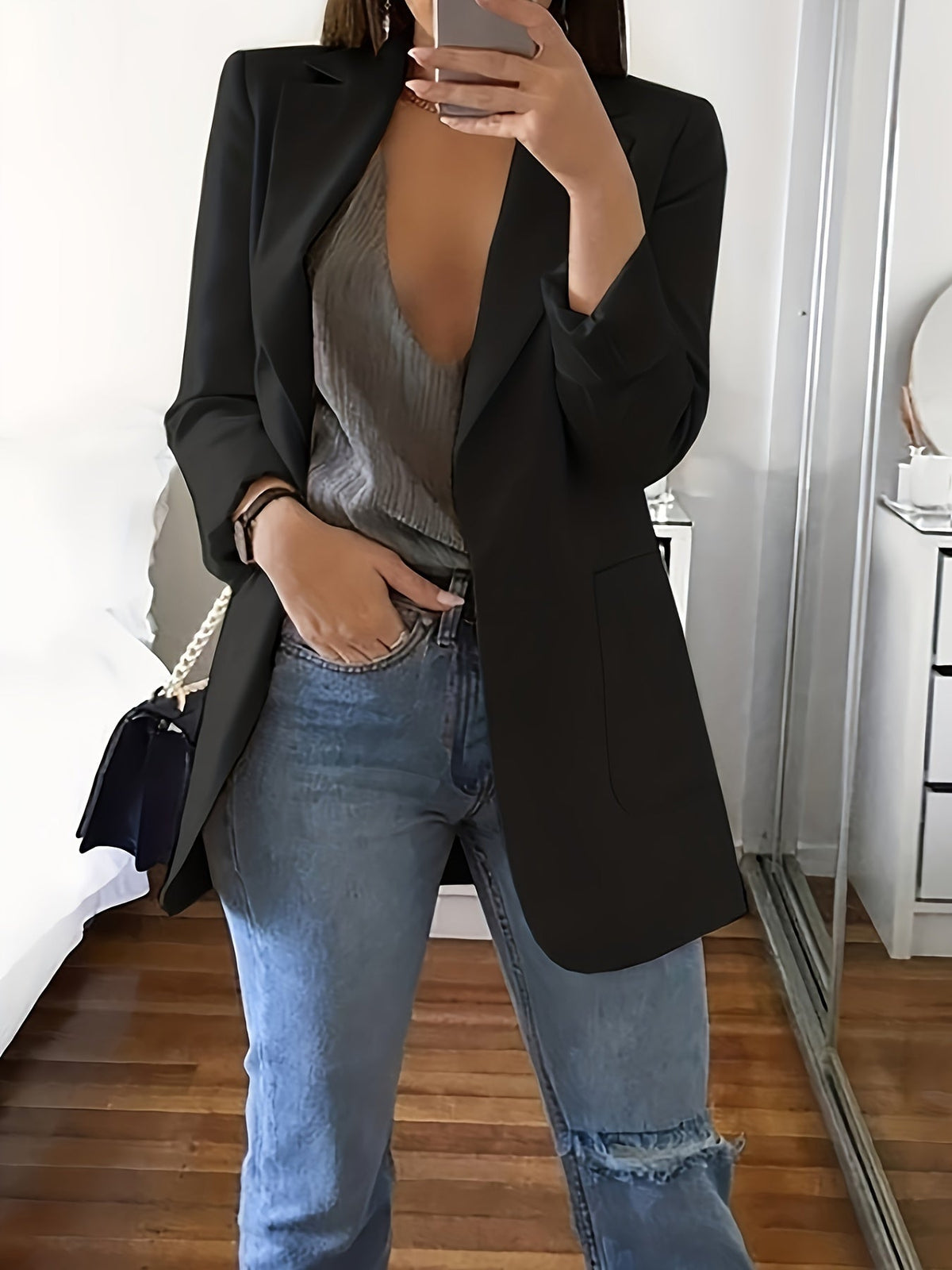 WW | Lässiger Blazer in Übergröße