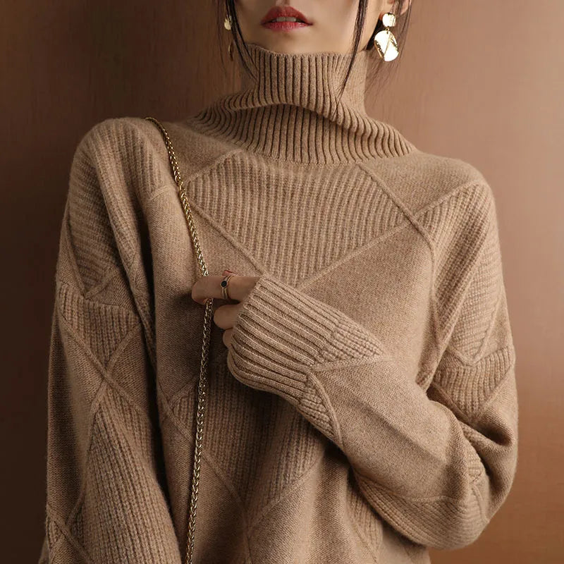 WW | Bequemer Weicher Rollkragenpullover