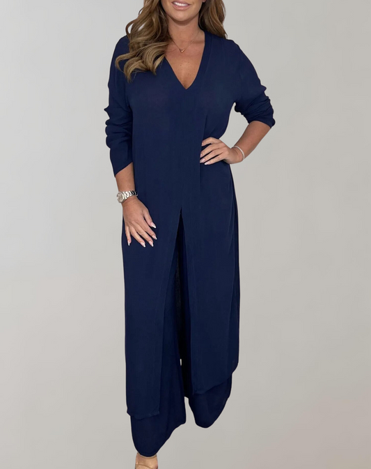 WW - Long top with elegant high slit