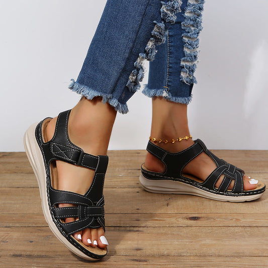 WW | Orthopädische Damen Klettverschluss-Sandalen