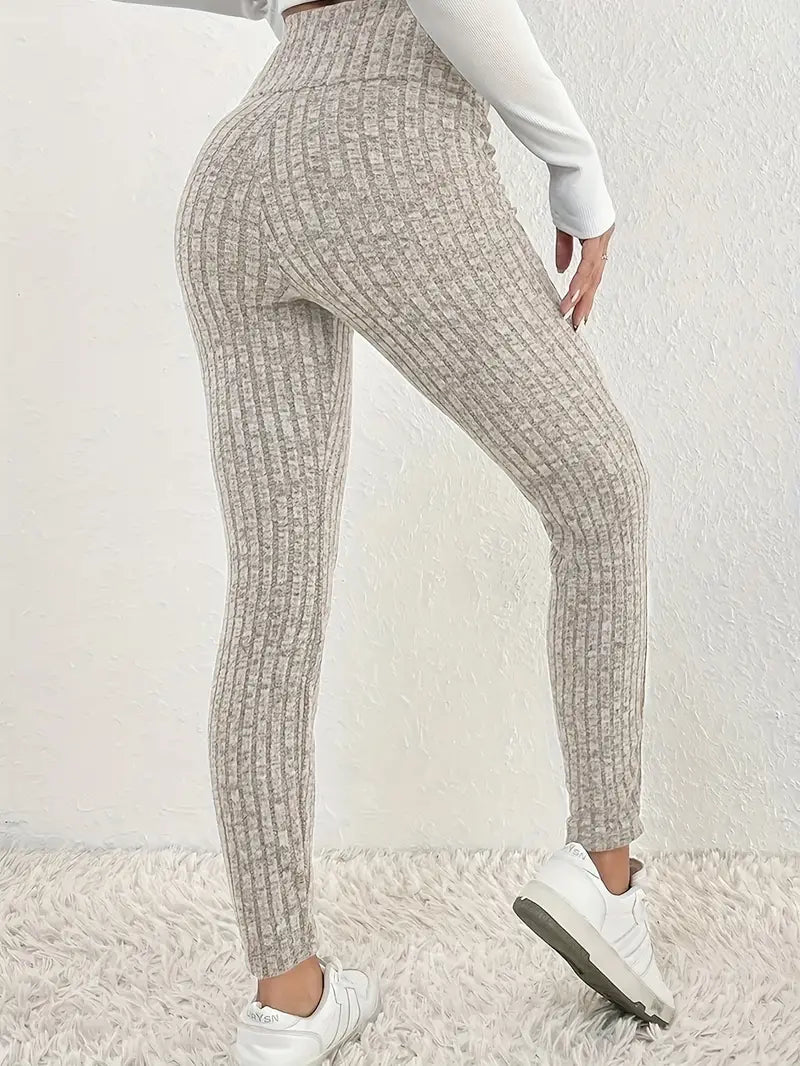WW | Gestrickte Leggings mit Fleecefutter