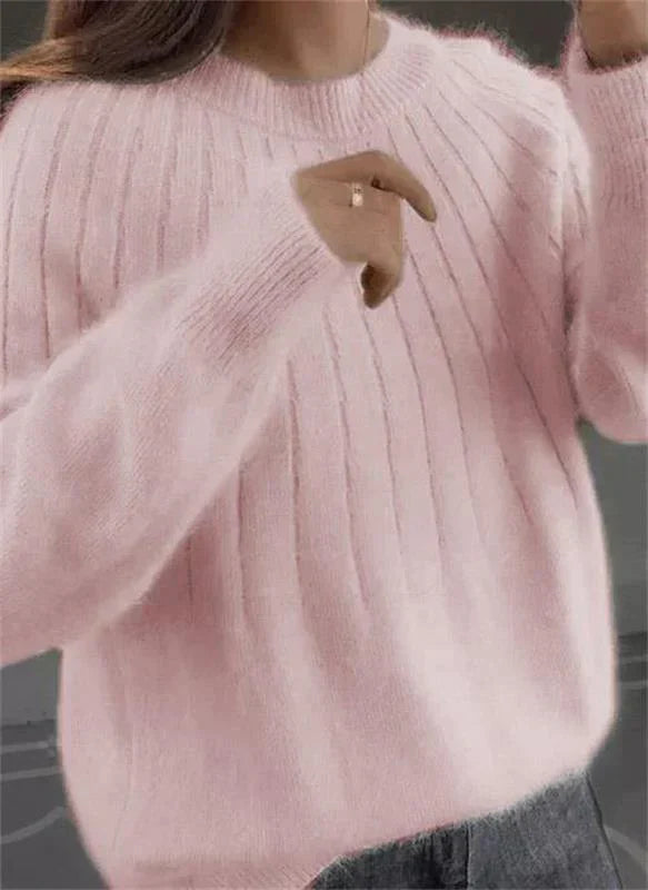 WW | Flauschiger Strickpullover
