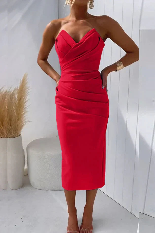 Ivanna™ | Elegant Strapless Dress