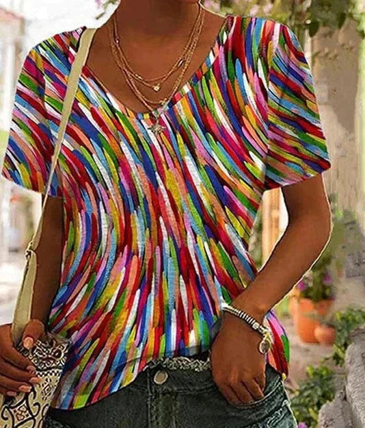 W&W - Colourful Leisure Top