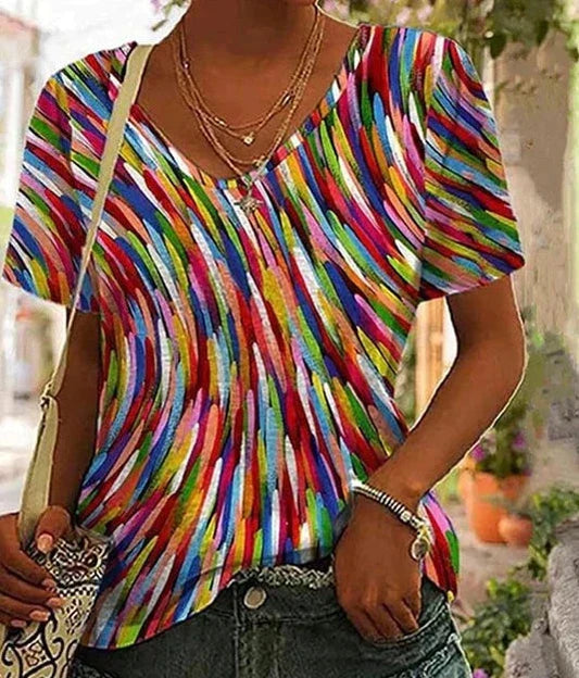 W&W - Buntes Freizeit-Top
