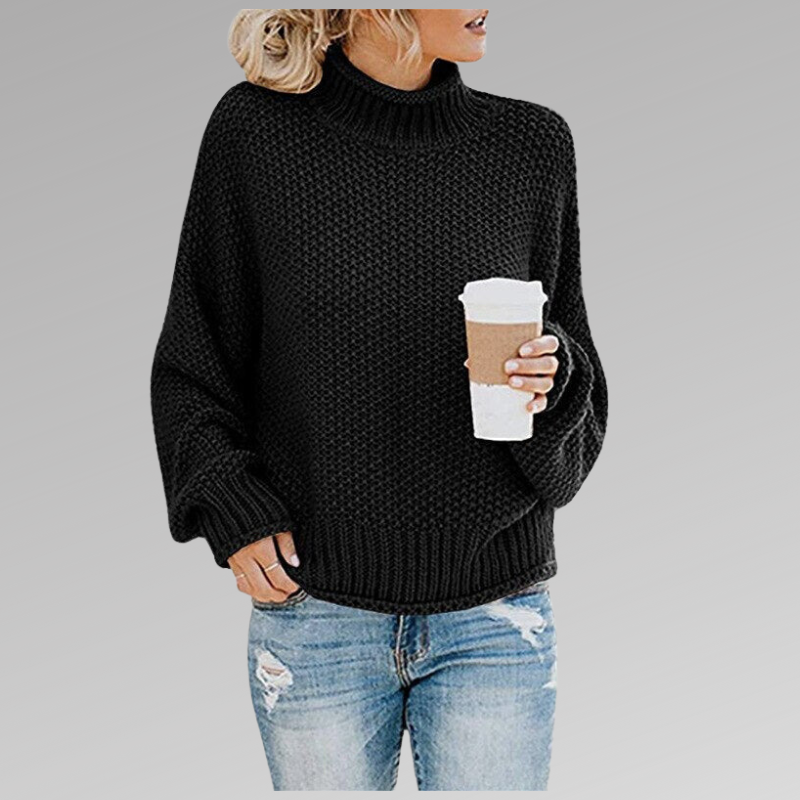 WW |  Eleganter Damen-Pullover mit langen Ärmeln