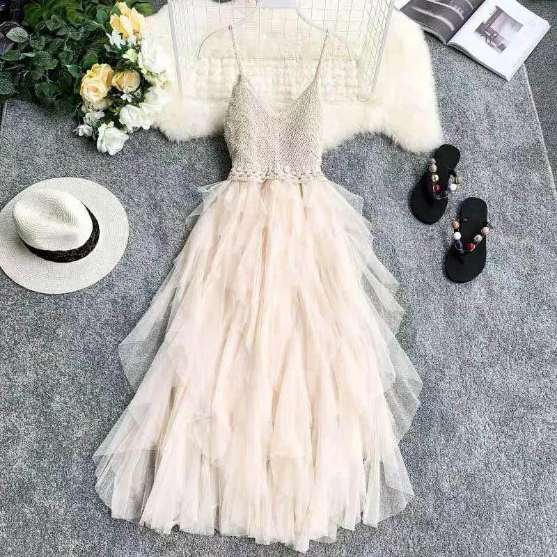 WW | Kleid aus Netzschlaufe