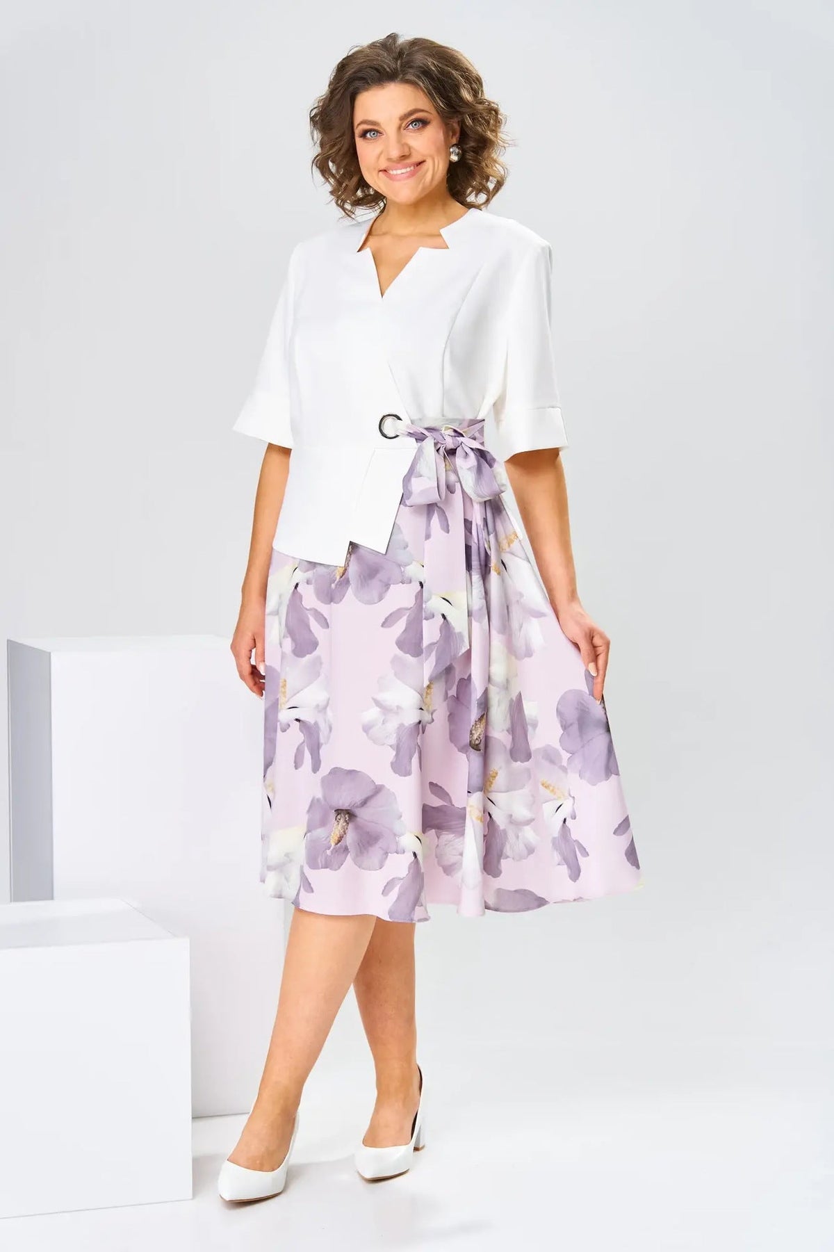 Logan™ | Premium Kleid aus Baumwolle und Seide