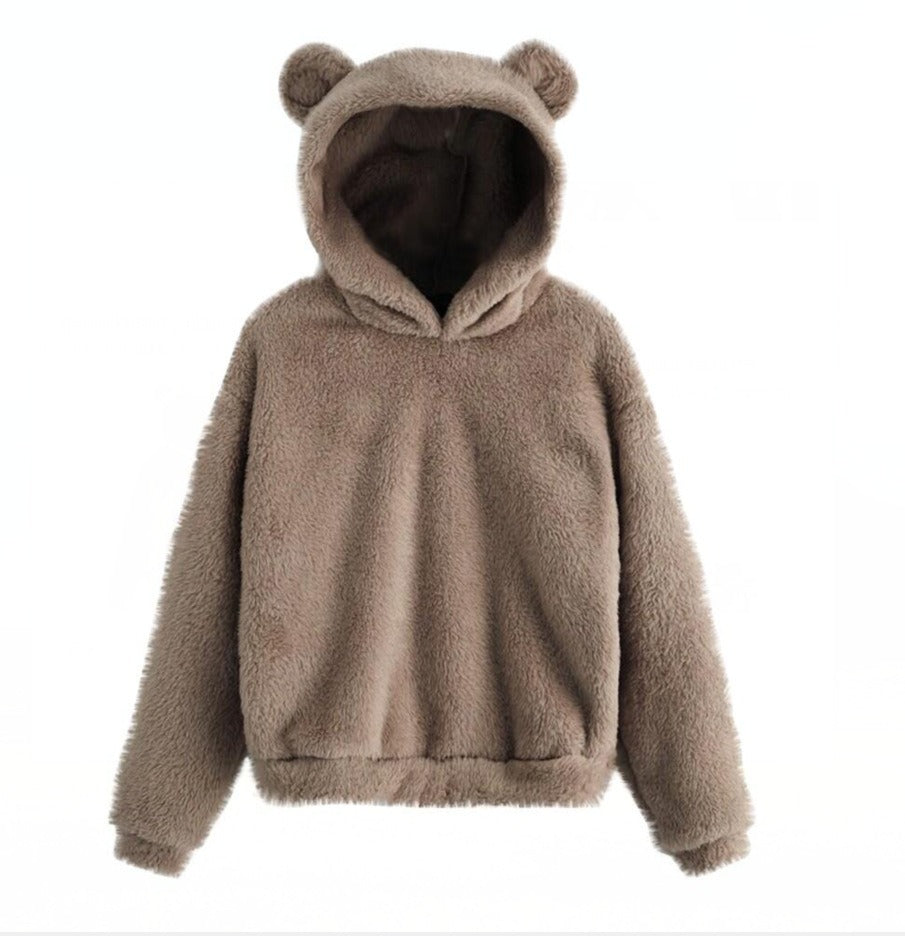 WW | Warmer Kapuzenpullover Mit Ohren