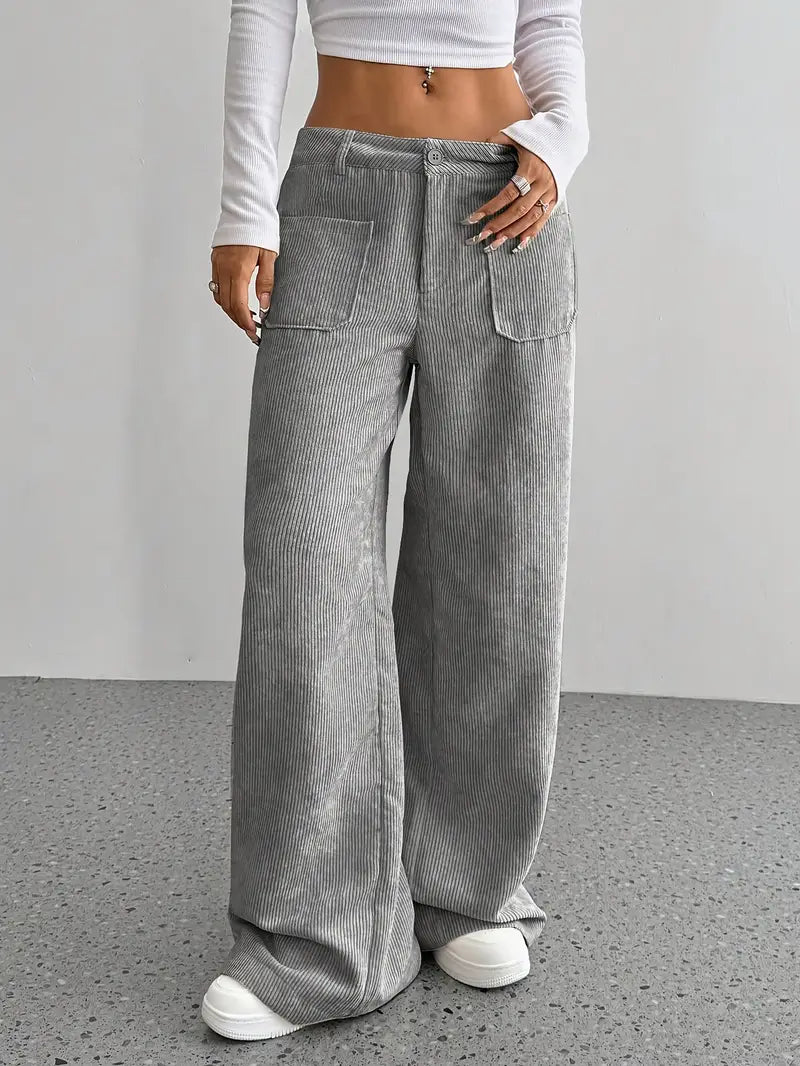 WW | Cordhose mit weitem Bein