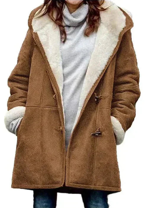 WW | Fleece-lined Hooded Coat