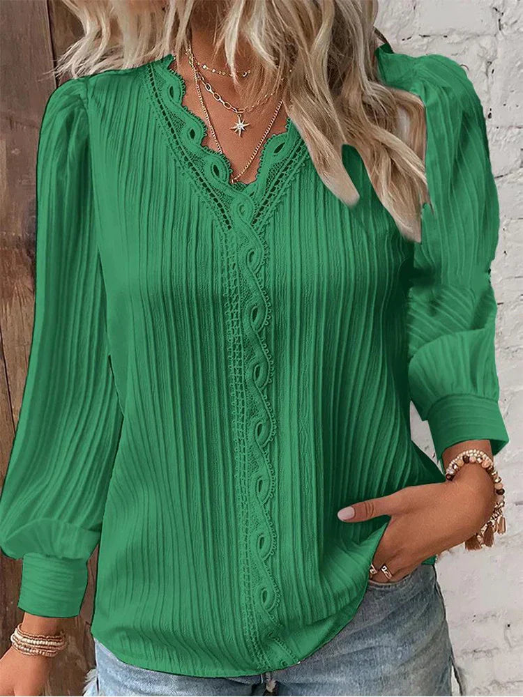 WW | Lightweight blouse with lace details
