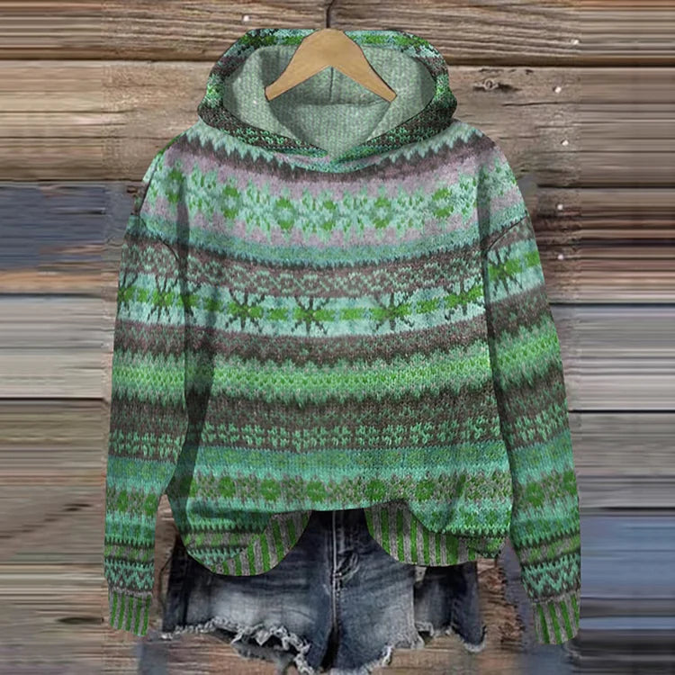 WW | Ethnischer Kapuzenpulli