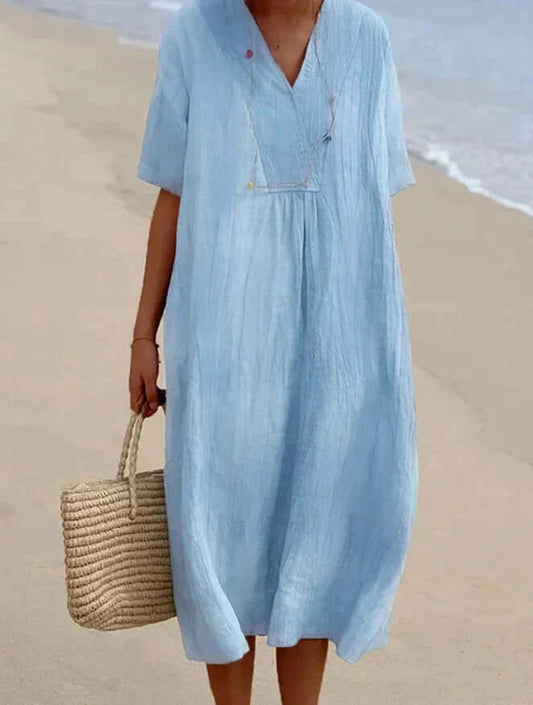 WW | Cotton and Linen Summer Dress