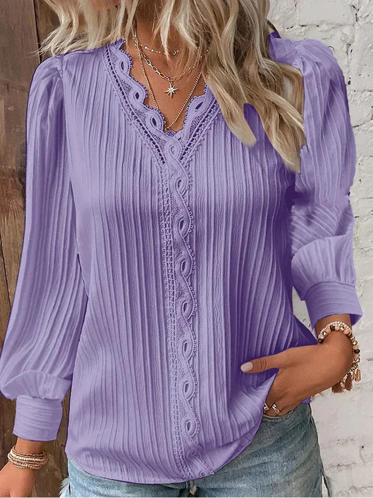 WW | Lightweight blouse with lace details