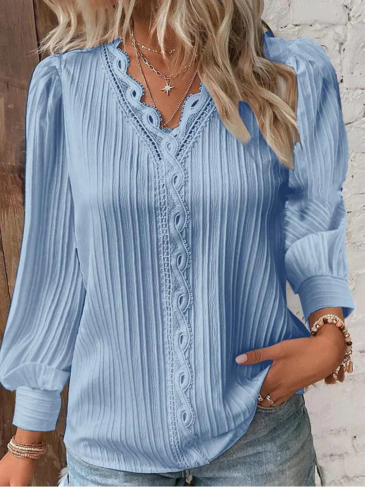WW | Lightweight blouse with lace details